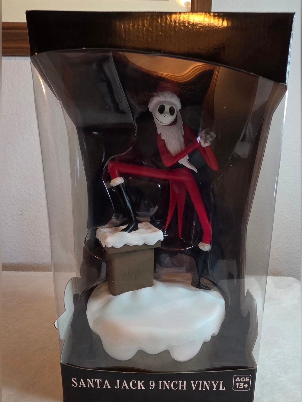 Disney Nightmare Before Christmas Santa Jack 9” Vinyl Figure NEW in Box